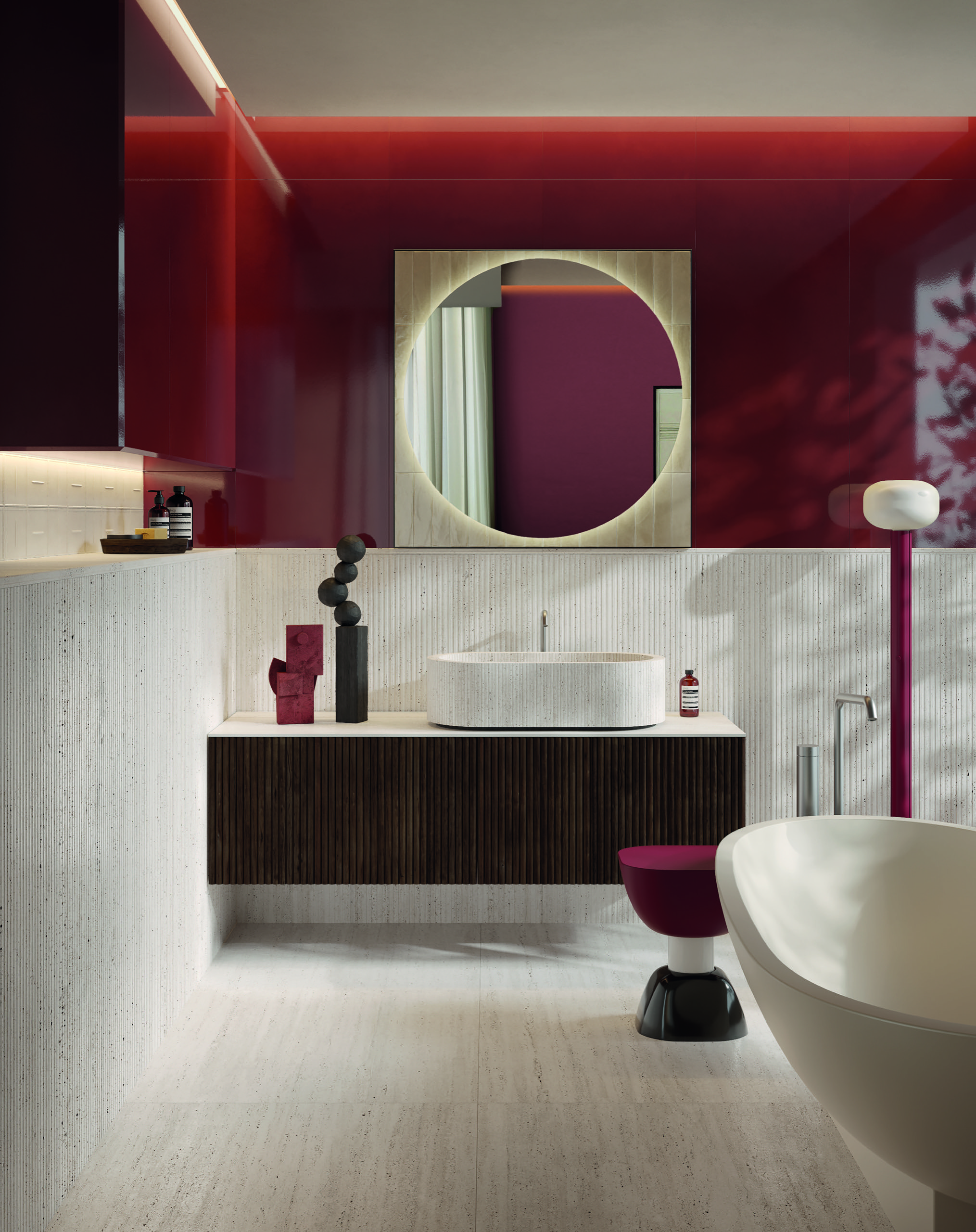 Fap Materia Brillante Bianco 50x120 — Fap Ceramiche