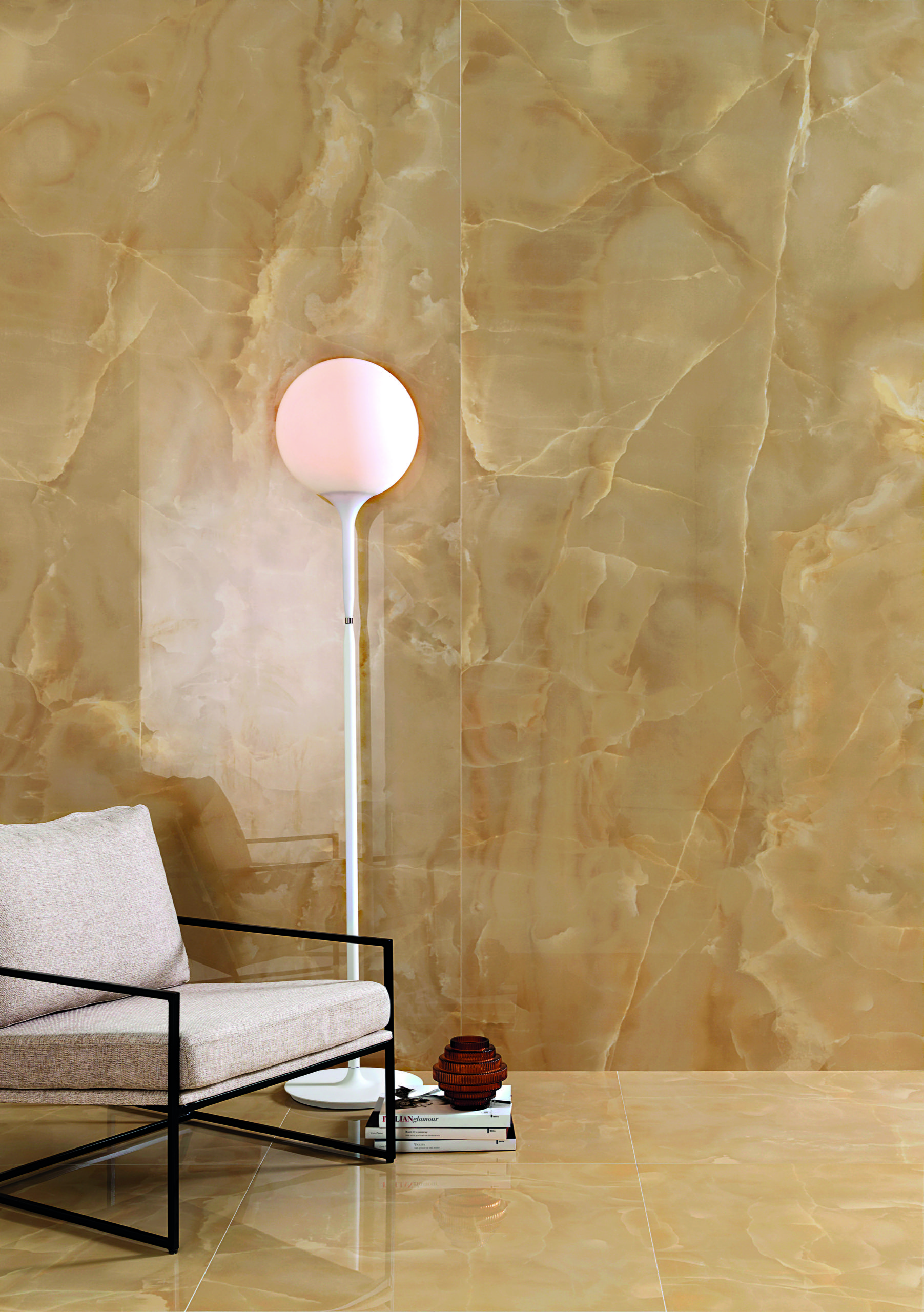 Fap Roma Gold Onice Miele 80x80 — Fap Ceramiche