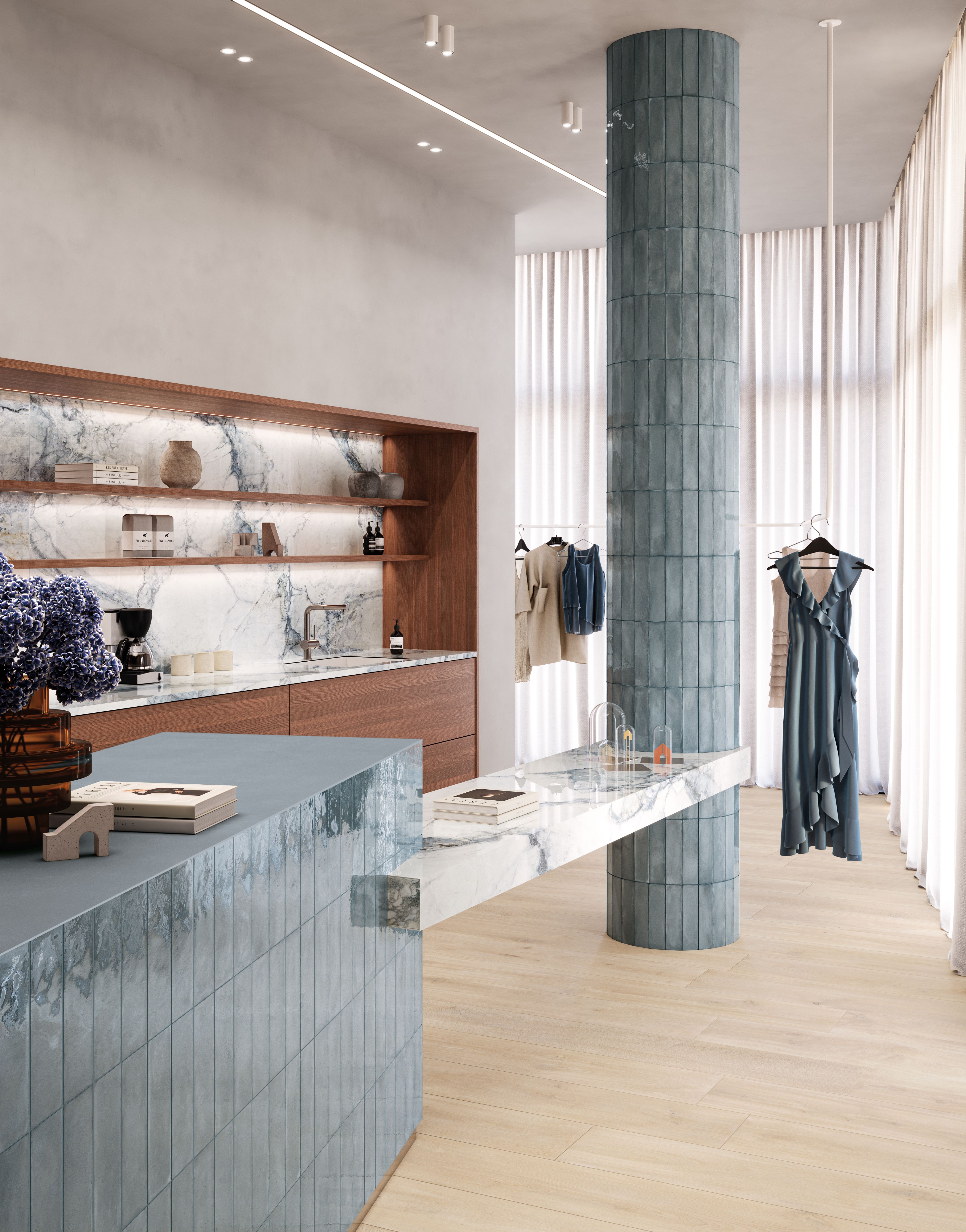 Bricksy Indigo Glossy 6×24 — Mat — Supergres