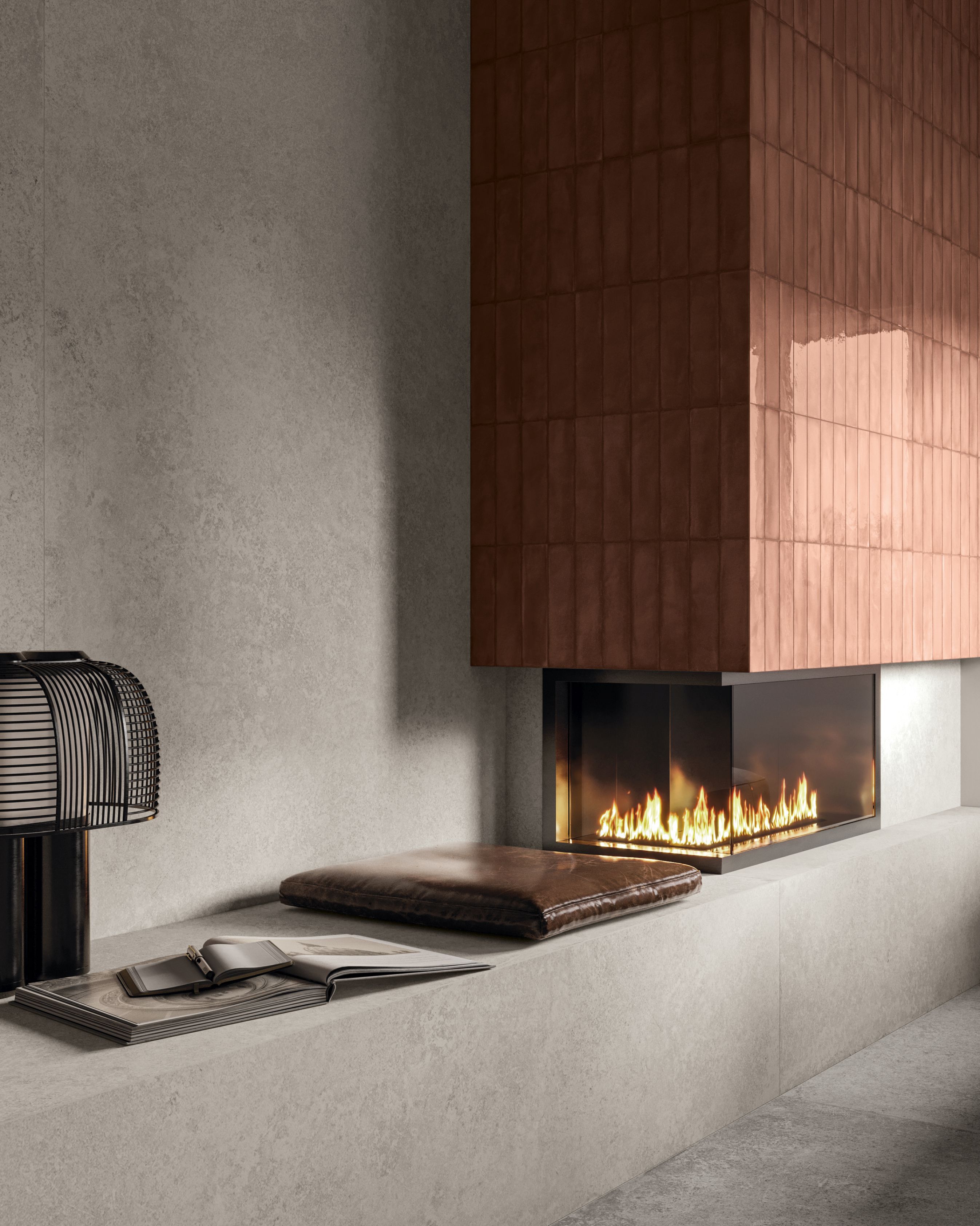Bricksy Coral Glossy 6×24 — Mat — Supergres
