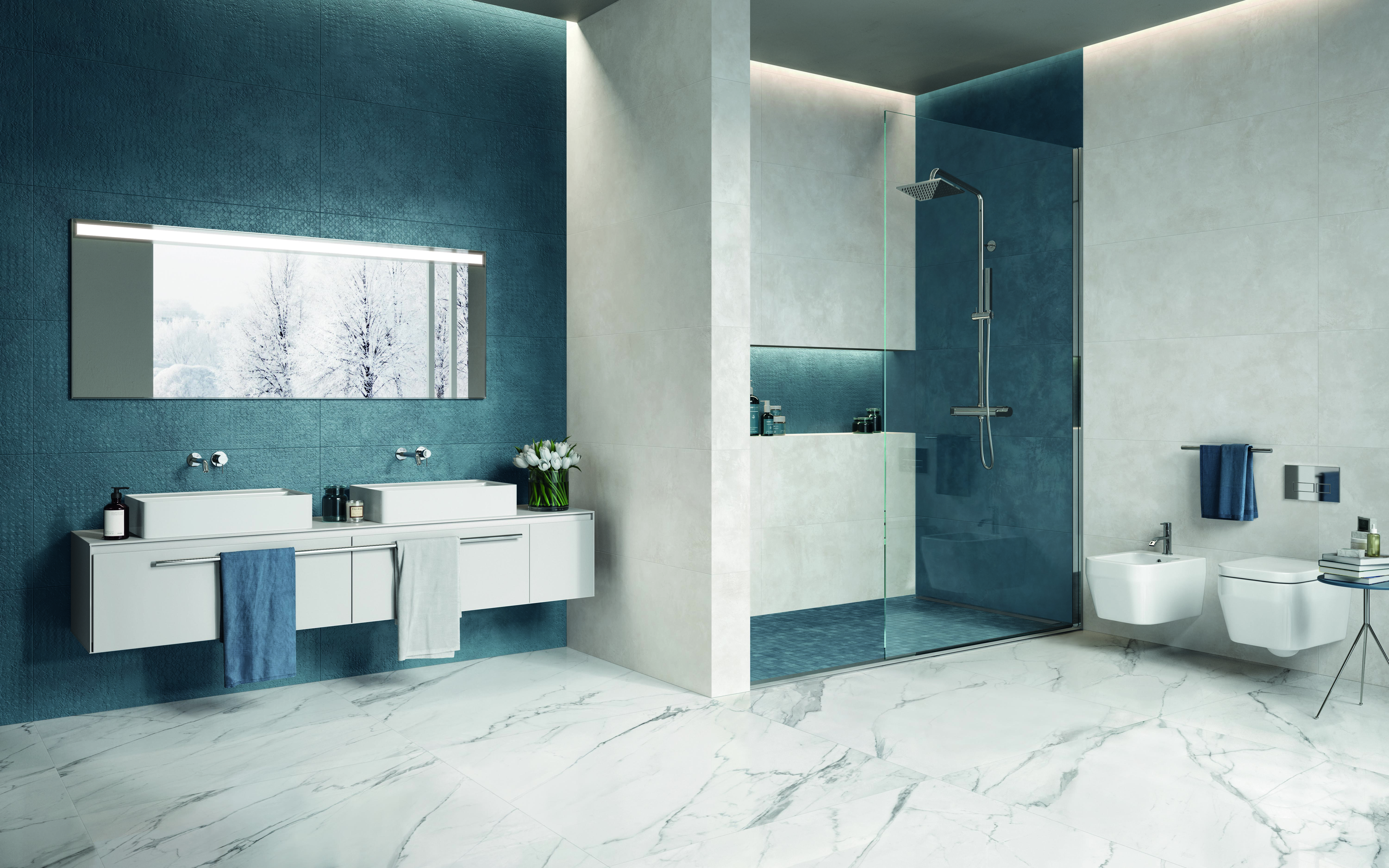 Colovers+ Wall Love Cobalt 50×120 — Naturel — Supergres