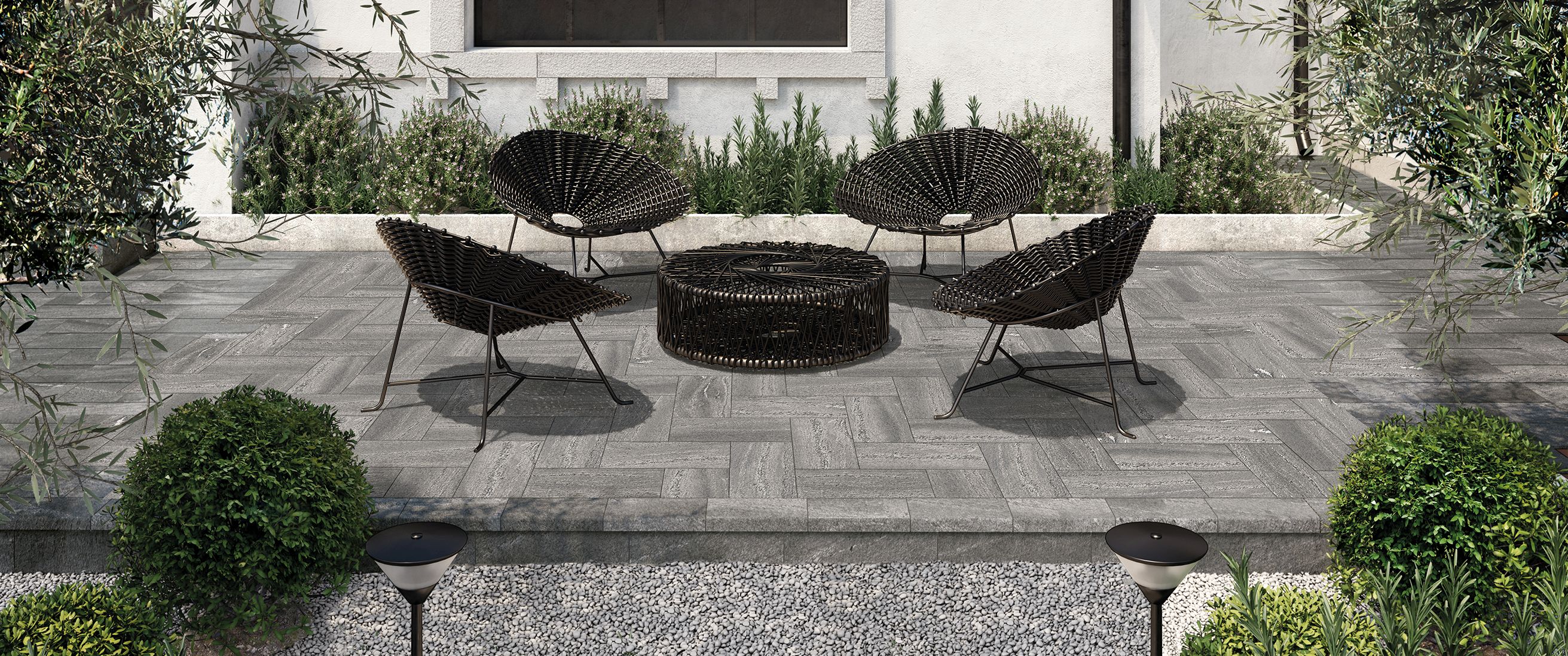 Forth Quarzite Grigia 22,5×45,3 — Structuré 20 mm — Supergres