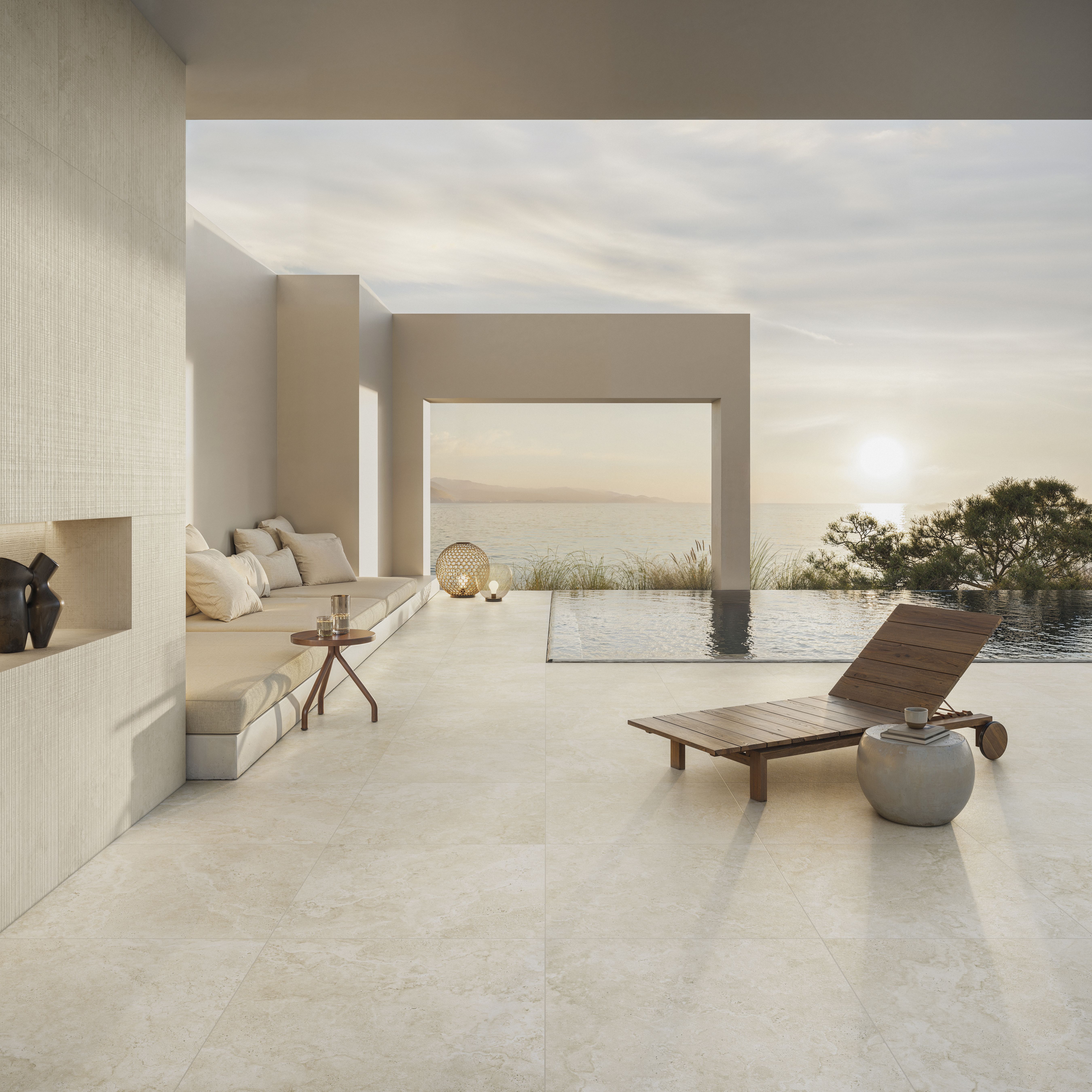 Kave T20 Ivory 60×120 — Structuré 20 mm — Supergres