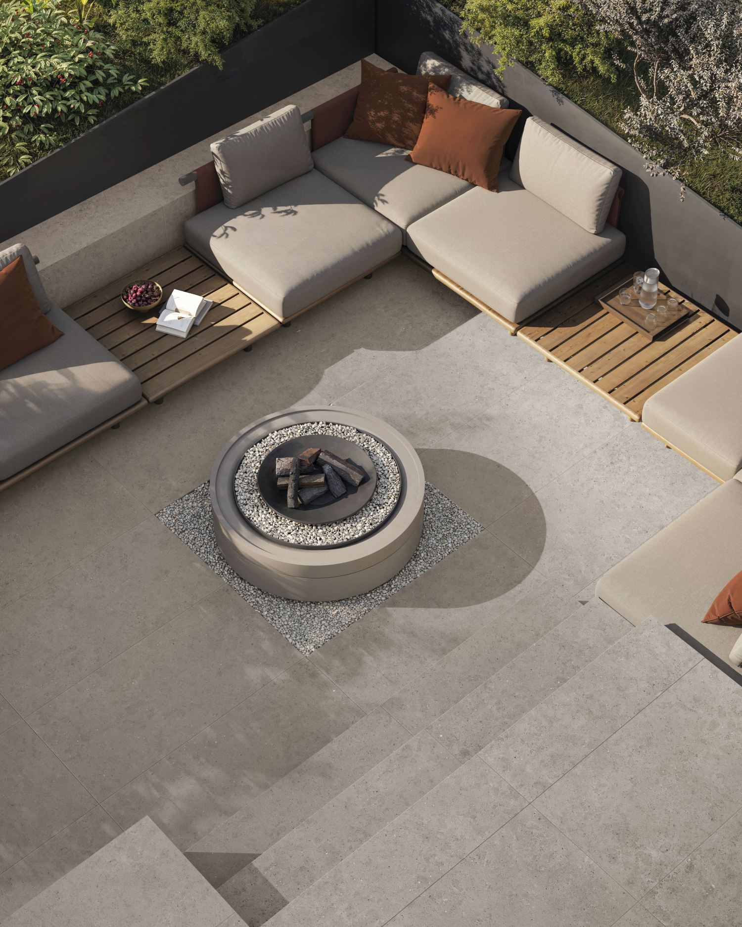 Moonlit T20 Greige 60×60 — Structuré 20 mm — Supergres